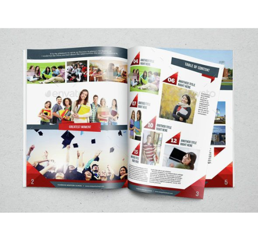 Contoh hasil cetak Buku/Album Kenangan (Hard Cover)